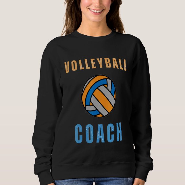 Moletom Volleyball Assistant Coach Mom Sport Team Coaching (Frente)