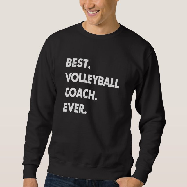 Moletom Volleyball Coach Profession Best Volleyball Coach  (Frente)