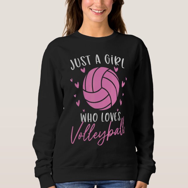 Moletom Volleyball Girl  For Volleyball Players (Frente)