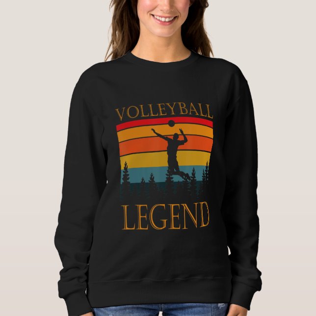 Moletom Volleyball Legend Volleyball Volleyball Player (Frente)