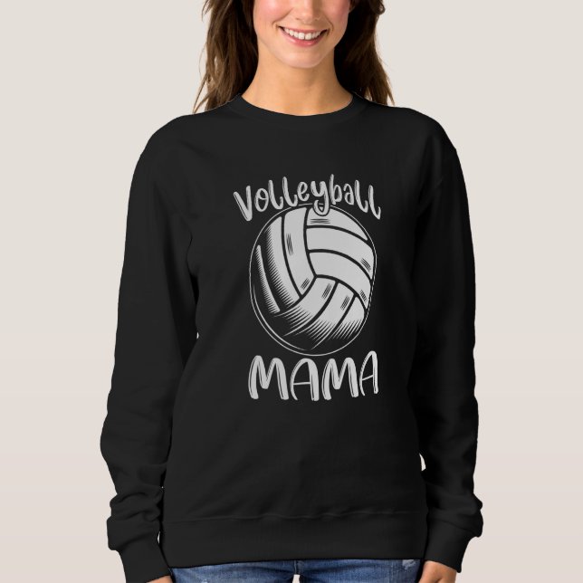 Moletom Volleyball Mama For Family Matching Players Team M (Frente)