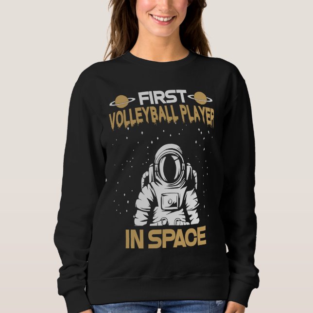 Moletom Volleyball Player In Space (Frente)