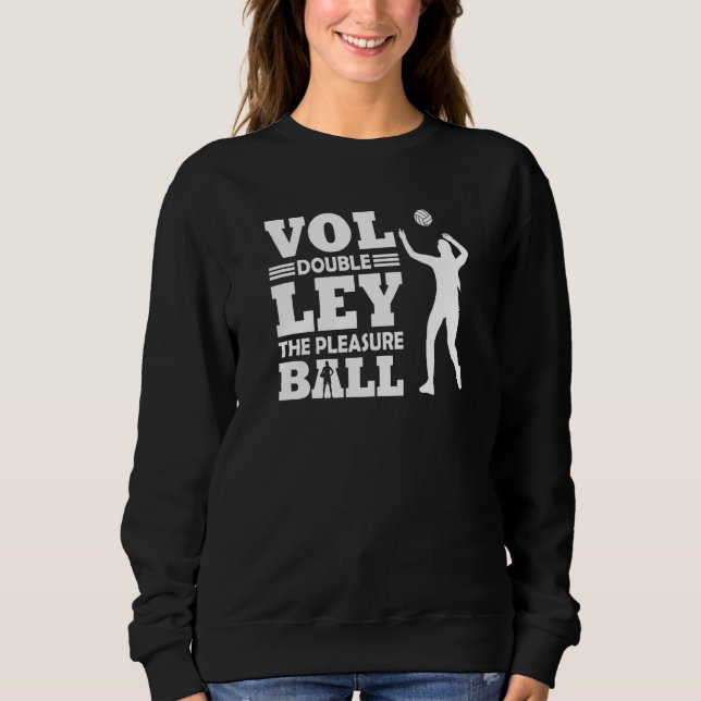 Moletom Volleyball Players Volleyball Team Graphic Sports  (Frente)