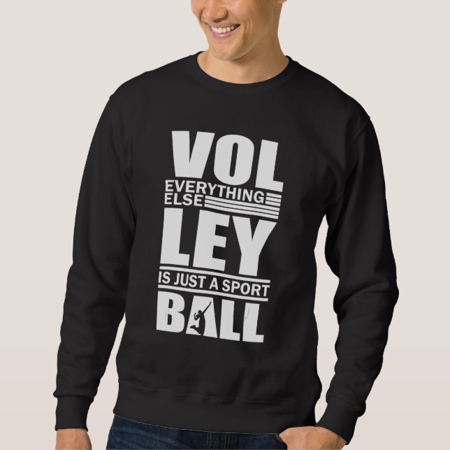 Moletom Volleyball Players Volleyball Team Graphic Sports  (Frente)
