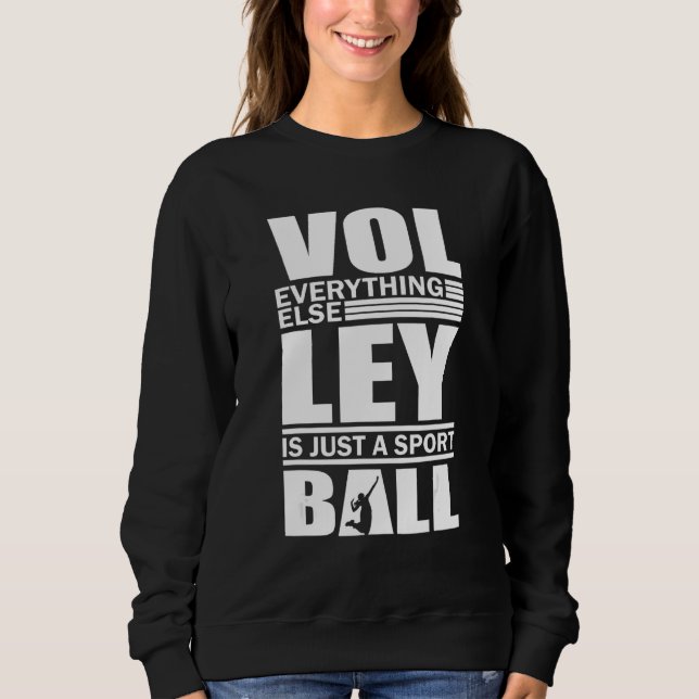 Moletom Volleyball Players Volleyball Team Graphic Sports  (Frente)