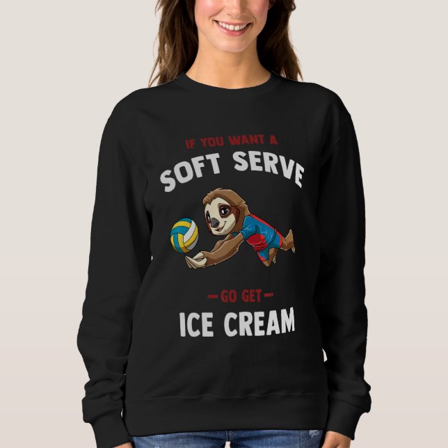 Moletom Volleyball Soft Serve     Sloth Volleyball (Frente)