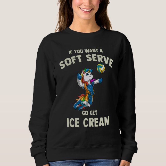 Moletom Volleyball Soft Serve   Unicorn Volleyball 1 (Frente)