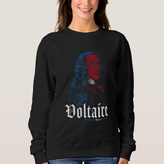 Moletom Voltaire Filósofo Iluminismo Humanístico Fil (Frente)