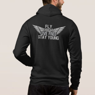 Moletom Voo de Nome Personalizado Alto