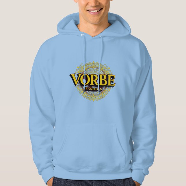 Moletom VORBE Fashion Gold Monogram Men's Premium Hoodie (Frente)