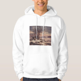 Moletom Vordingborg no Inverno por J.C. Dahl Fine Art