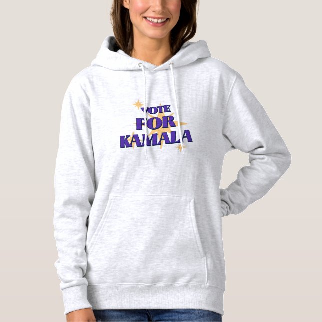 Moletom Votação Para Kamala Hoodie (Frente)