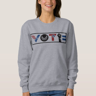 Moletom VOTAÇÃO pela Liberdade, RBG, USPS, Paz, BLM, Igual