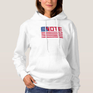 Moletom Votar com a bandeira dos EUA