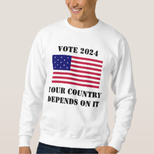 Moletom Voto 2024 País depende dele