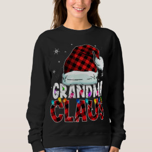 Moletom Vovó Claus Familiar Igualando Mulheres de Natal Pa