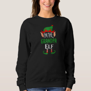 Moletom Vovô Elf Figurume Belo Correspondente Família Chr