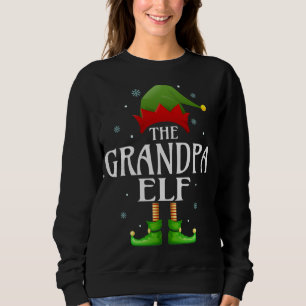 Moletom Vovô Elf Xmas de Natal de Família Vindas Vovô