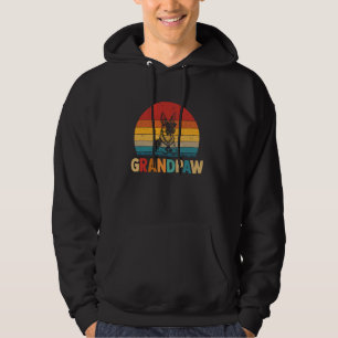 Moletom Vovô Funcional Retro Vintage German shepherd Lover