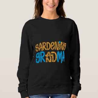 Moletom Vovó Jardim Flor de Jardinagem Vovó Vovô