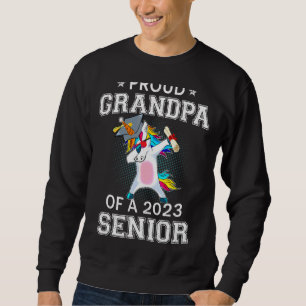 Moletom Vovô Orgulhoso De Um Mais velho Unicorn Dabbing Gr