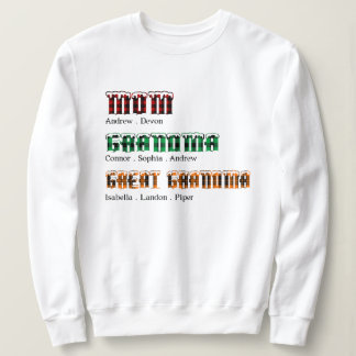 Moletom Vovó Presente No Natal