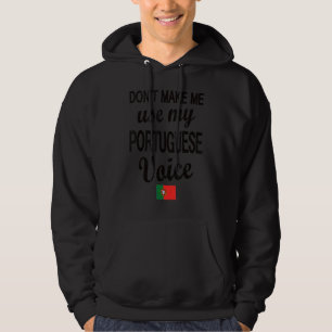 Moletom Voz Portuguesa Bandeira Raízes Portuguesas