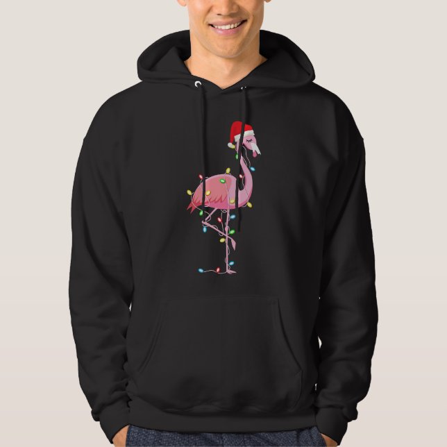 Moletom Vozes de Natal Flamingo Lover Engraçado Xmas (Frente)