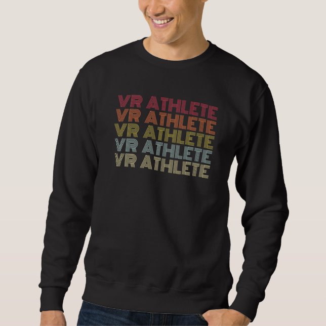 Moletom Vr Athlete Virtual Reality Style Gamer De Vídeo (Frente)