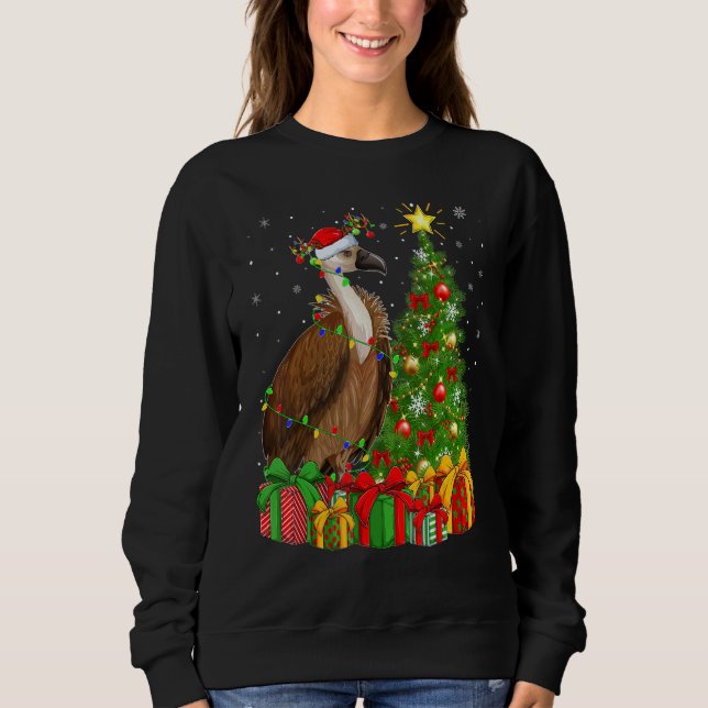 Moletom Vulture Bird   Xmas Holiday Santa Vulture Christma (Frente)