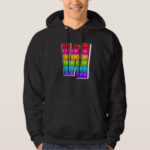 Moletom W Letra Maiúscula w Alphabet Funny Poppin Ki