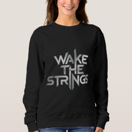 Moletom Wake The Strings – Music Typography