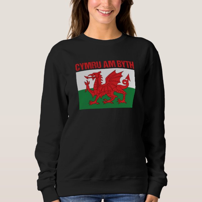 Moletom Wales Home Country Welsh Flag Cymru Am Byth (Frente)