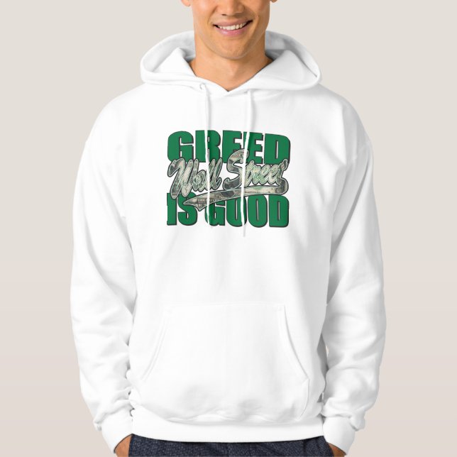 Moletom Wall Street Greed é bom (Frente)