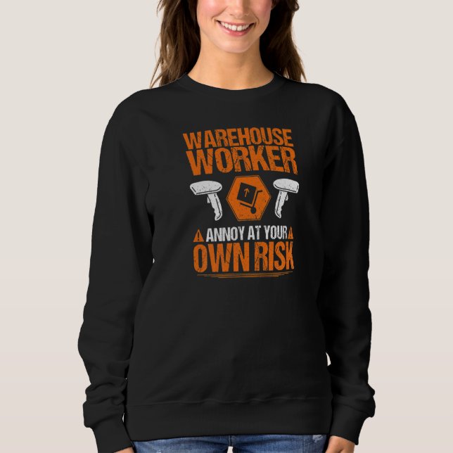 Moletom Warehouseman Own Risk Warehouse Worker Premium (Frente)