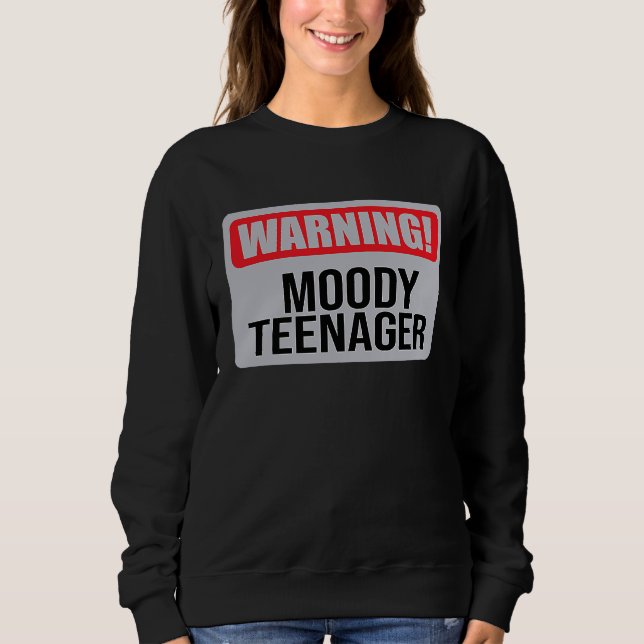 Moletom Warning Moody Teenager   1 (Frente)