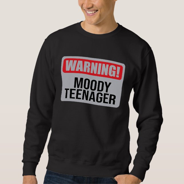 Moletom Warning Moody Teenager   1 (Frente)