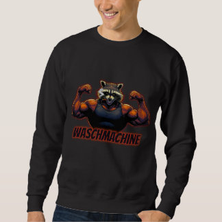 Moletom Waschmachine – Strong Raccoon Gym Design