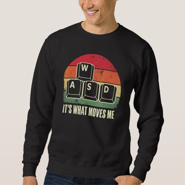 Moletom WASD É O Que Me Move  Pc Gamer Jogos 2 (Frente)