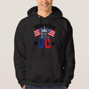 Moletom Washington Dc Capitol Hill American Flag Usa orgul
