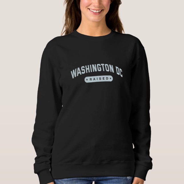 Moletom Washington Dc Levantou Residente Evergreen State L (Frente)