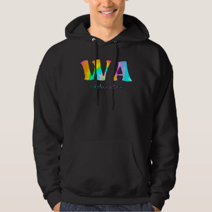 Moletom Washington Wa Tie Dye