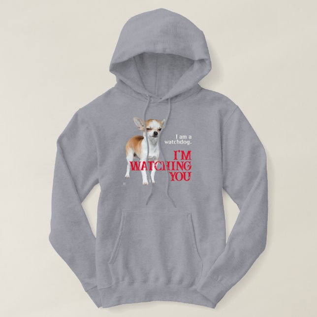 Moletom Watchdog Chihuahua - Personalizável (Frente do Design)