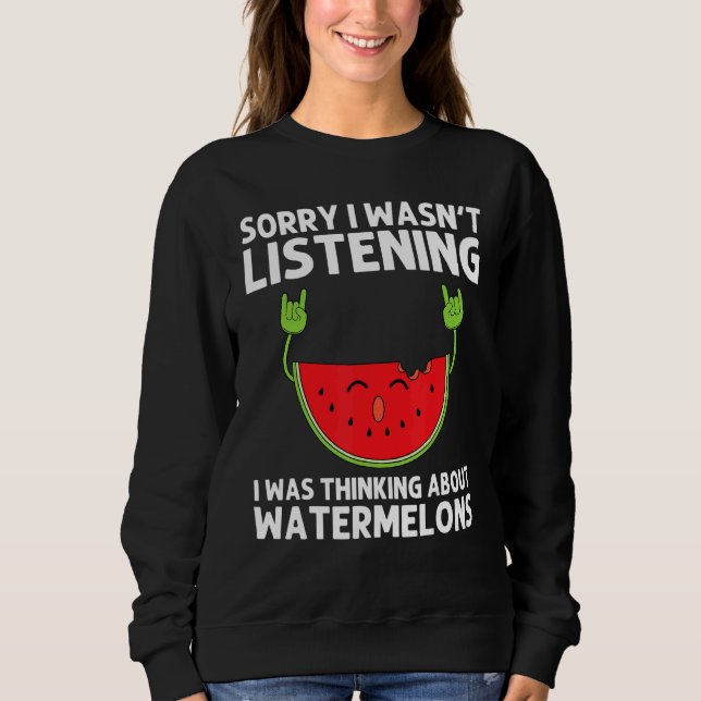 Moletom Watermelon Designs For Men Women Summer Fruit Eate (Frente)
