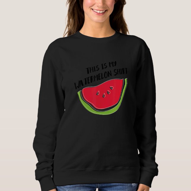 Moletom Watermelon Ironic Quote Summer Tropical Fruits (Frente)