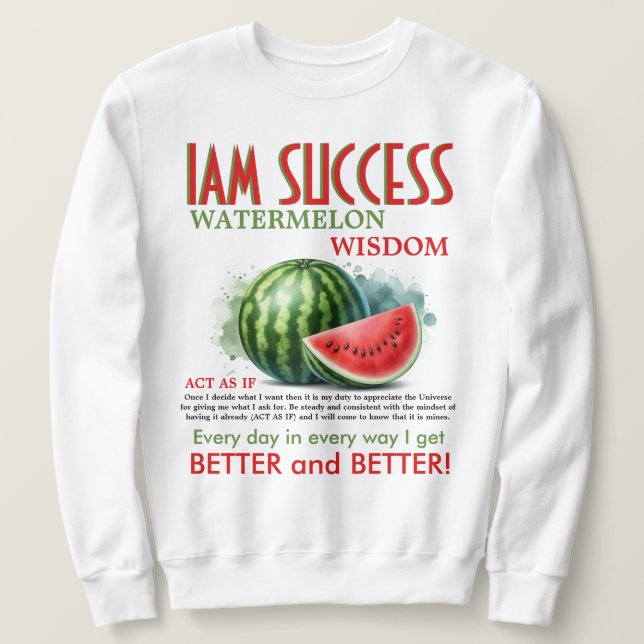 MOLETOM WATERMELON WISDOM (Frente do Design)