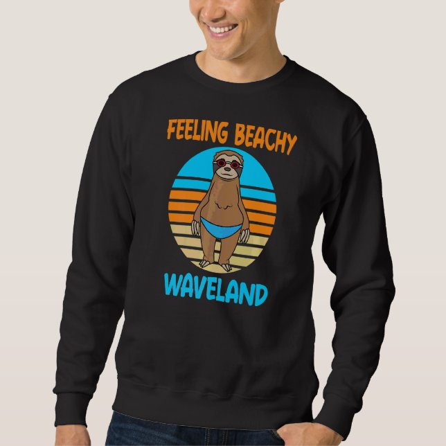 Moletom Waveland Vacation Divertido Sloth (Frente)