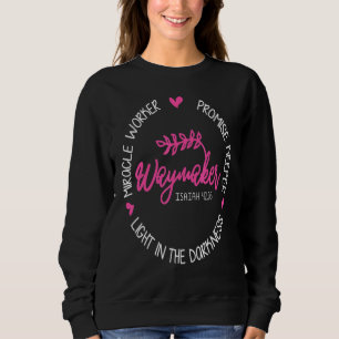 Moletom Waymaker Miracle Worker Promise Keeper Isaiah 4216