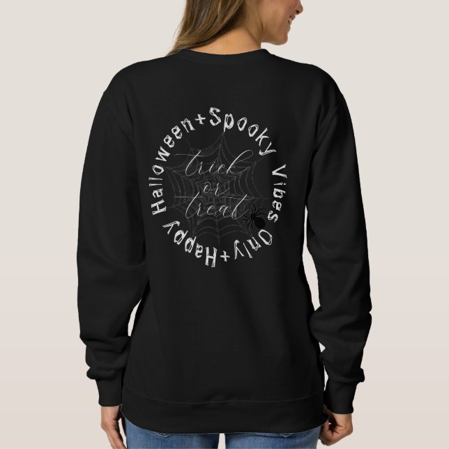 Moletom Web Spookes Apenas Nome da Família Feliz Dia das B (Verso)