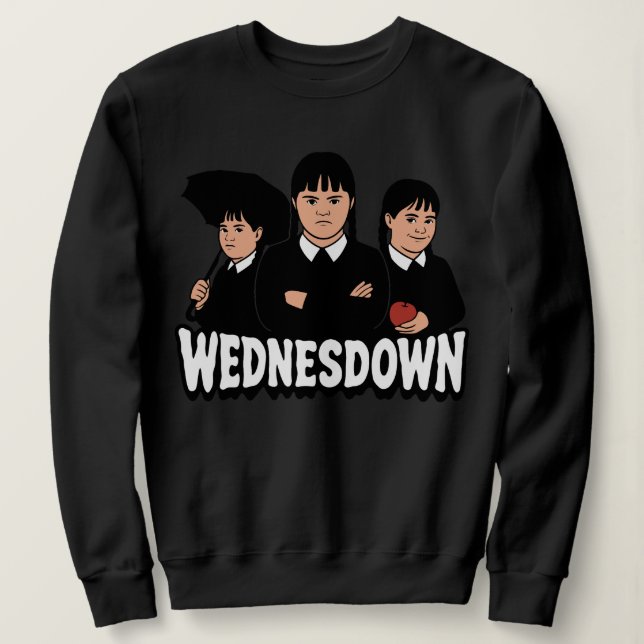 Moletom Wednesdown Wednesday Down Syndrome  (Frente do Design)
